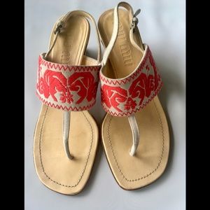 Miu miu folklore sandals 37.5